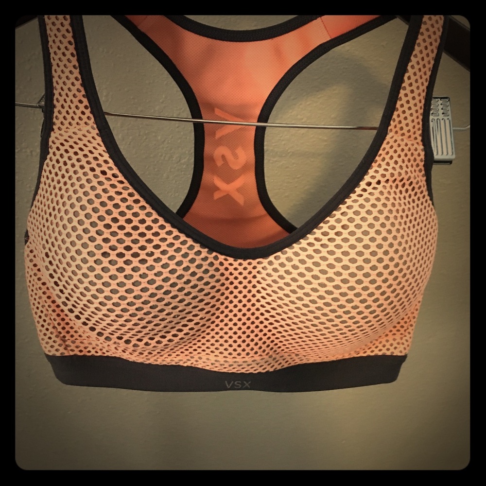 Victoria secret sports bra fish net